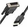 Câble DisplayPort vers DVI Unitek Y-5118BA Noir 1,8 m