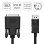 Câble DisplayPort vers DVI Unitek Y-5118BA Noir 1,8 m