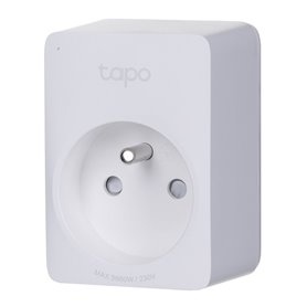 TP-Link Tapo Mini Smart Wi-Fi Socket Energy Monitor Prise intelligente 3680 W Maison Blanc