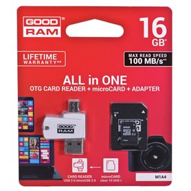 Goodram M1A4 All in One 16 Go MicroSDHC UHS-I Classe 10