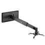 Support Mural Extensible pour Projecteur MacLean MC-945 Noir