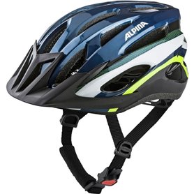 Casque de Cyclisme pour Adultes Alpina MTB17 Jaune Bleu Vert 54-58 cm