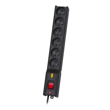 Multiprise 6 Prises avec Interrupteur Lestar LX 610 G-A K.:CZ 1