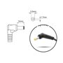 Chargeur d'ordinateur portable Mitsu 5ZM006 90 W