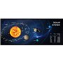 Tapis de Souris GEMBIRD MP-SOLARSYSTEM-XL-01 Noir