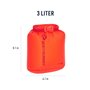 Sac de Sport Étanche Imperméable Sea to Summit Ultra-Sil Rouge Nylon 3 L