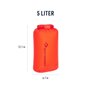 Sac de Sport Étanche Imperméable Sea to Summit Ultra-Sil Rouge 5 L