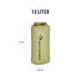 Sac de Sport Étanche Imperméable Sea to Summit Ultra-Sil Vert 13 L