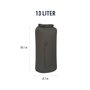 Sac de Sport Étanche Imperméable Sea to Summit Lightweight Gris 13 L