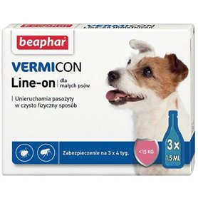 Antiparasites Beaphar Vermicon Line-On S 3 x 1