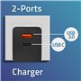 Chargeur mural Qoltec 52382 Noir 100 W (1 Unités)