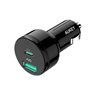 Chargeur de voiture Aukey CC-Y7 Noir