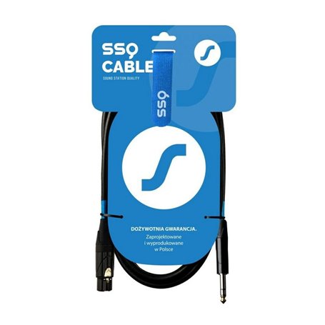 Câble XLR à jack Sound station quality (SSQ) SS-2062 5 m
