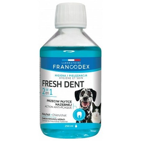 Bain de Bouche Francodex Fresh dent 250 ml Chat Chien