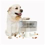 Mangeoire pour chiens Doggy Village Auto-Buffet Blanc 50 x 28 x 50 cm