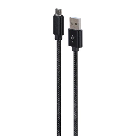 Câble Micro USB vers USB GEMBIRD CCDB-mUSB2B-AMBM-6 Noir 1