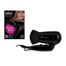 Sèche-cheveux Braun BRHD130E Noir 1200 W 1 Pièce (1 Unité)