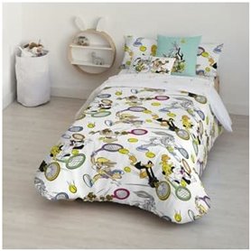 Housse de Couette Looney Tunes Looney Tenis 140 x 200 cm