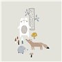Couvre-lit Kids&Cotton Kenai Big animaux 190 x 270 cm