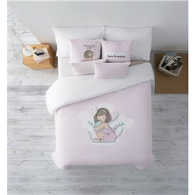 Housse de Couette Kids&Cotton Leer Multicouleur 180 x 220 cm