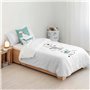 Parure de couette Kids&Cotton Huali Big Bleu 155 x 220 cm