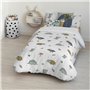 Housse de Couette Kids&Cotton Italo Small Blanc 180 x 240 cm