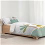 Housse de Couette Kids&Cotton Jeddah Big Blanc Menthe 180 x 240 cm