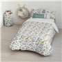 Housse de Couette Kids&Cotton Jeddah Small Blanc Menthe 180 x 240 cm