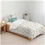 Housse de Couette Kids&Cotton Jeddah Small Blanc Menthe 180 x 240 cm