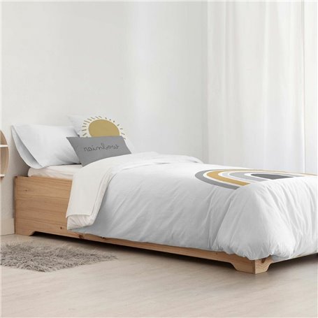 Housse de Couette Kids&Cotton Kairi Big Blanc 180 x 240 cm