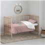 Parure de couette Kids&Cotton Kuno Rose 115 x 145 cm