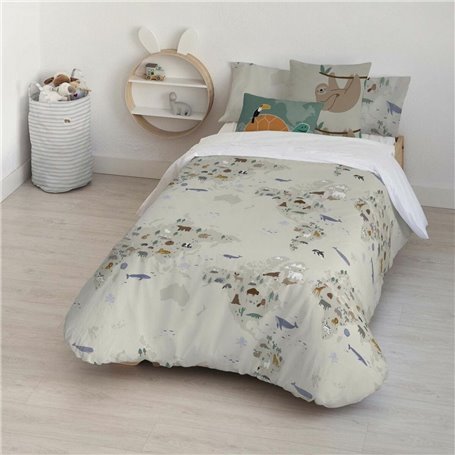 Housse de Couette Kids&Cotton Maui Small Beige 180 x 240 cm