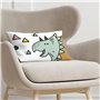 Housse de coussin Kids&Cotton Italo C Blanc 30 x 50 cm