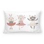 Housse de coussin Kids&Cotton Lavi C Rose 30 x 50 cm