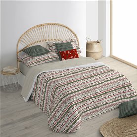 Housse de Couette Decolores Merry Christmas 16 Multicouleur 155 x 220 cm