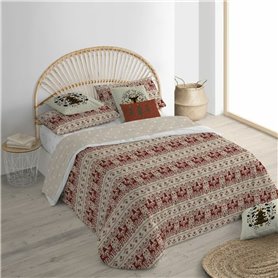 Housse de Couette Decolores Merry Christmas 44 Multicouleur 220 x 220 cm