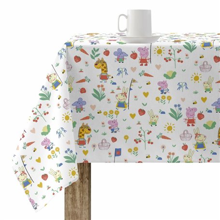 Nappe enduite antitache Belum Vegetables 02 140 x 140 cm