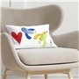 Housse de coussin Decolores Volant Multicouleur 30 x 50 cm