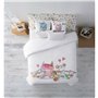 Housse de Couette Decolores Al Cole Multicouleur 140 x 200 cm