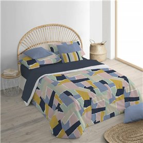 Housse de Couette Decolores Jena Multicouleur 155 x 220 cm