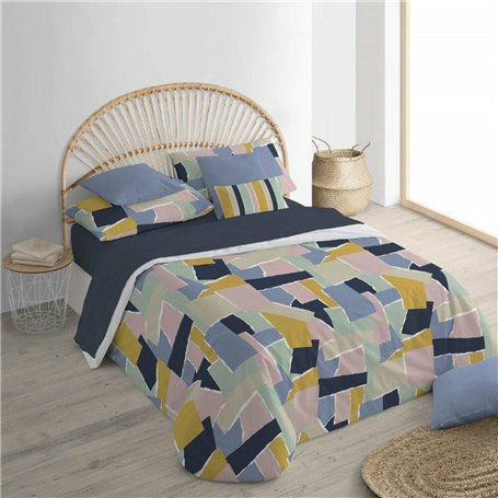 Housse de Couette Decolores Jena Multicouleur 155 x 220 cm