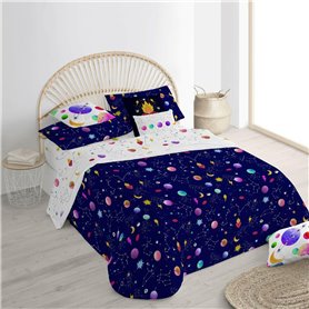 Housse de Couette Ripshop Cosmos Multicouleur 200 x 200 cm Goulot de bouteille