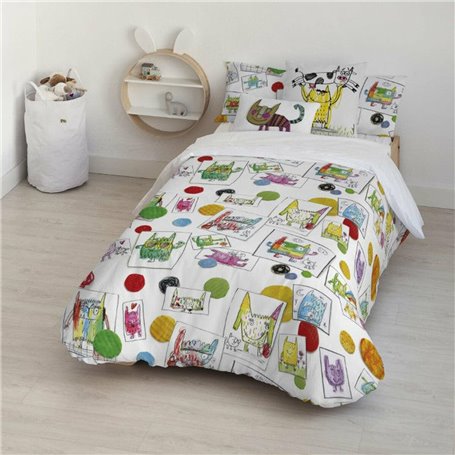 Housse de Couette Ripshop Indiana Multicouleur 260 x 240 cm Goulot de bouteille