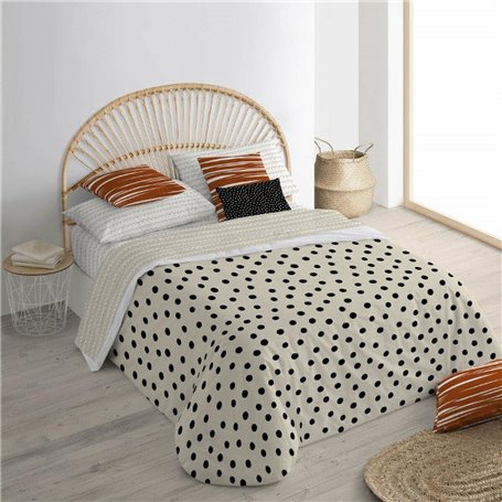 Housse de Couette Ripshop Vitoria Beige 260 x 240 cm Goulot de bouteille