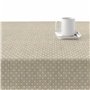 Nappe enduite antitache Belum Plumeti Blanc 140 x 140 cm