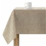 Nappe enduite antitache Belum Plumeti Blanc 140 x 140 cm