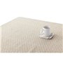 Nappe enduite antitache Belum Plumeti Blanc 140 x 140 cm