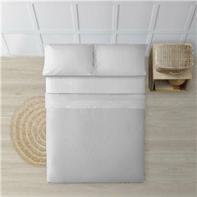 Jeu de draps Decolores Papamoa Gris 175 Fils