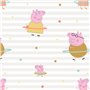 Jeu de draps Peppa Pig Hula Hoop Multicouleur