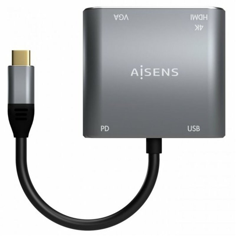 Image secondaire de Aisens A109-0626 adaptateur graphique USB 3860 x 2160 pixels Gris